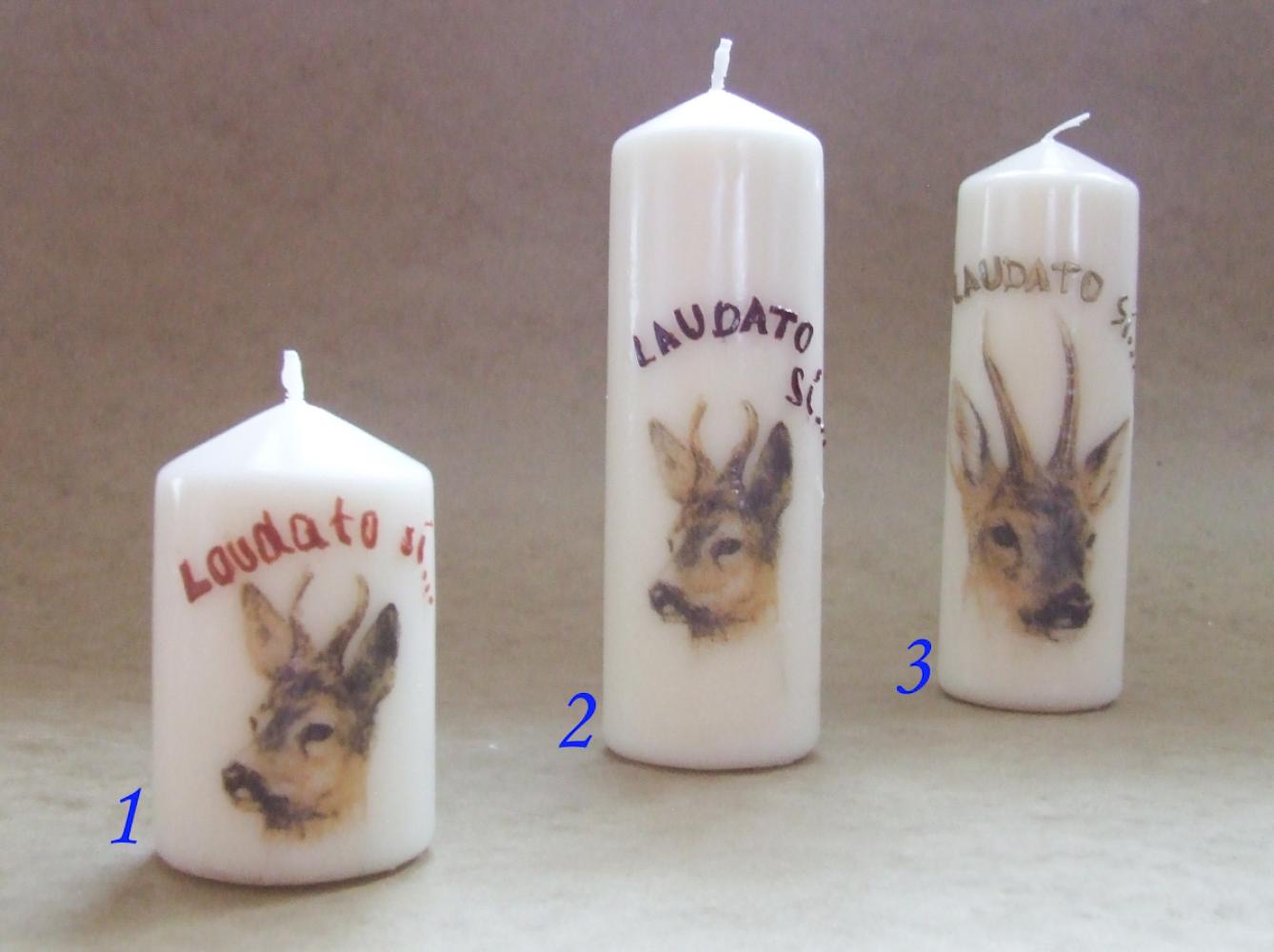 „Laudato si” gyertyák